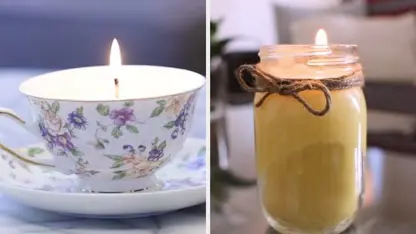 چند ترفند جدید برای ساخت شمع در خانه