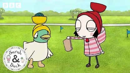 کارتون سارا و اردک این داستان - بازی توپ با سارا و اردک