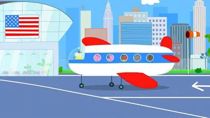 کارتون پپاپیگ این داستان - به آمریکا پرواز می کند