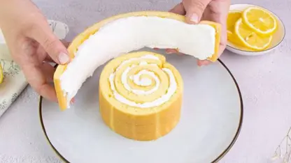 طرز تهیه کیک رول لیمو یک دسر خوشمزه