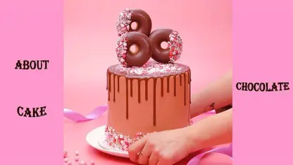 تزیین کیک شکلاتی برای مهمانی ها در زمان کوتاه