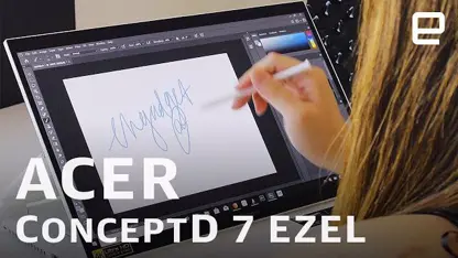 معرفی لپ تاپ conceptd 7 ezel در رویداد ces 2020