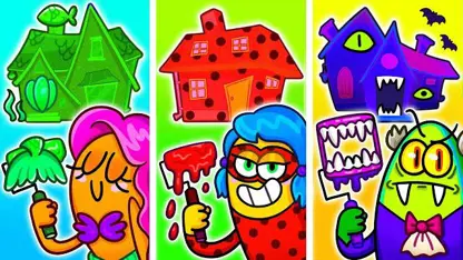 کارتون آووکادو این داستان - چالش یک خانه رنگی!