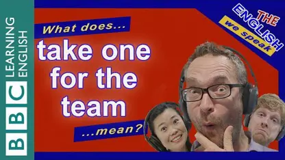 معنی اصطلاح 'take one for the team' در زبان انگلیسی