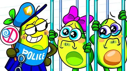 کارتون خانواده آووکادو این داستان - اگر مادرم پلیس بود!