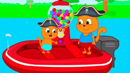 کارتون خانواده گربه این داستان - آدامس برای دزدان دریایی