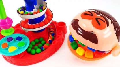 آموزش خمیر بازی کودکان ساخت شکلات های رنگی در چند دقیقه