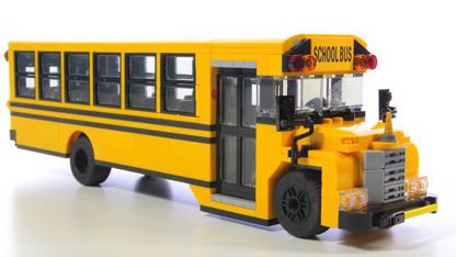 کارتون لگو این داستان - اتوبوس مدرسه لگو