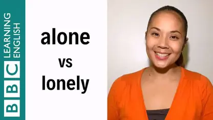 انگلیسی در 1 دقیقه - تفاوت کلمات alone در مقابل lonely