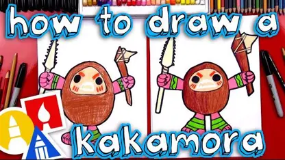 اموزش نقاشی کودکان "kakamora در فیلم moana"